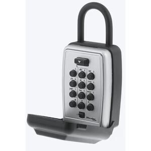 NEW Master Lock Door Knob Handle Combination Push Button Lock Box HEAVY 5422D